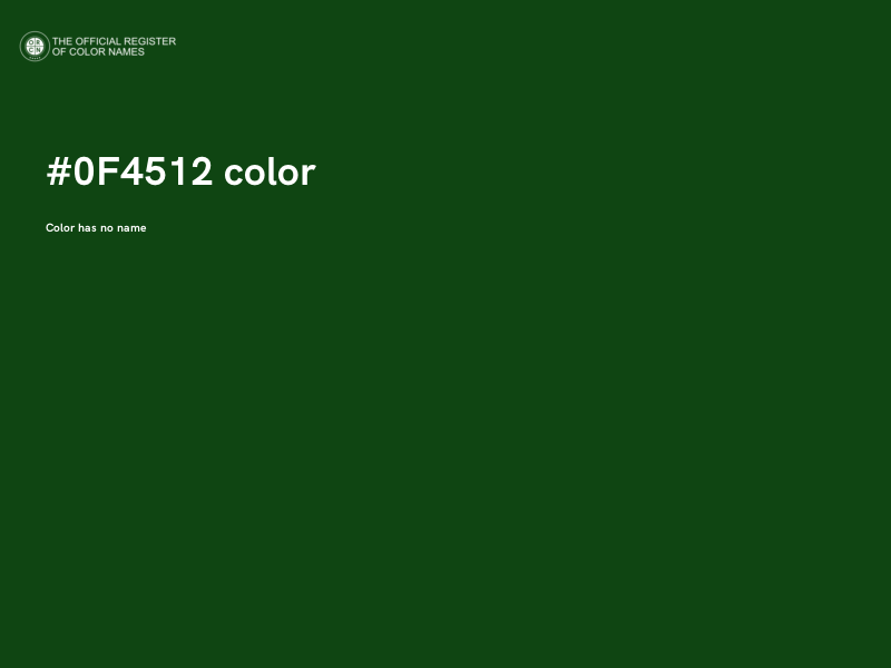 #0F4512 color image