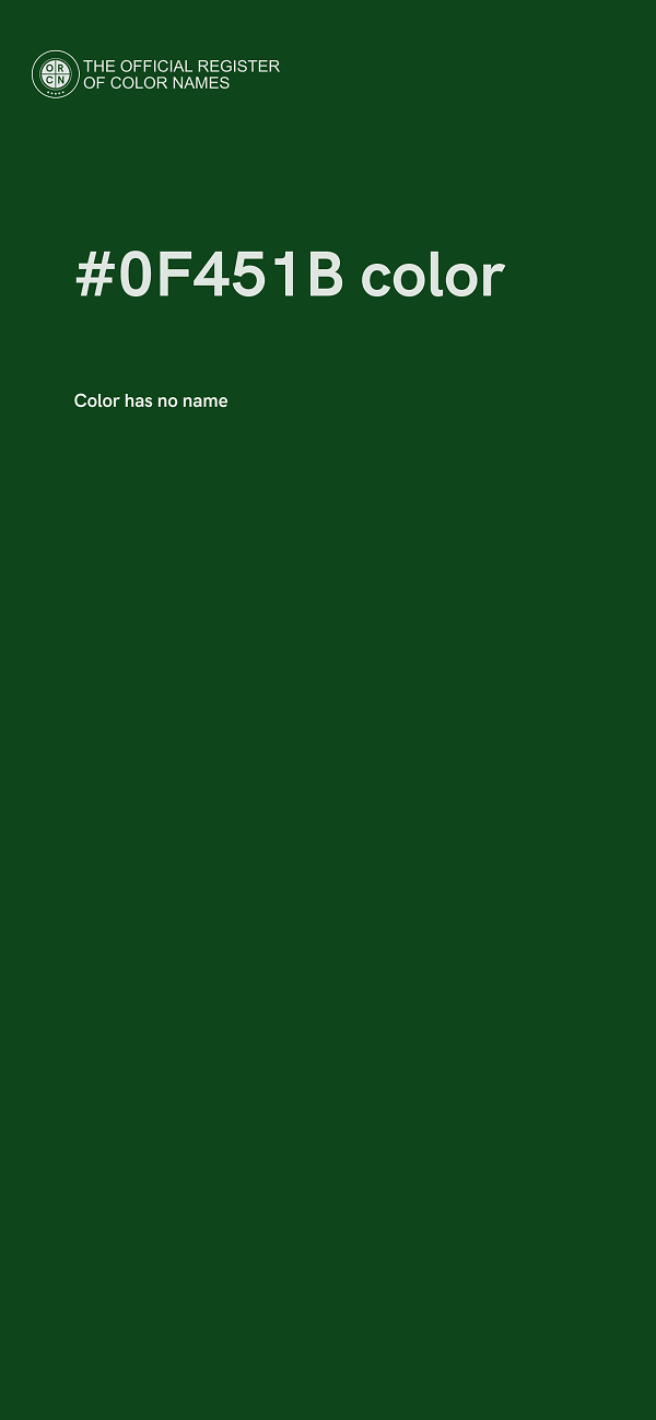 #0F451B color image