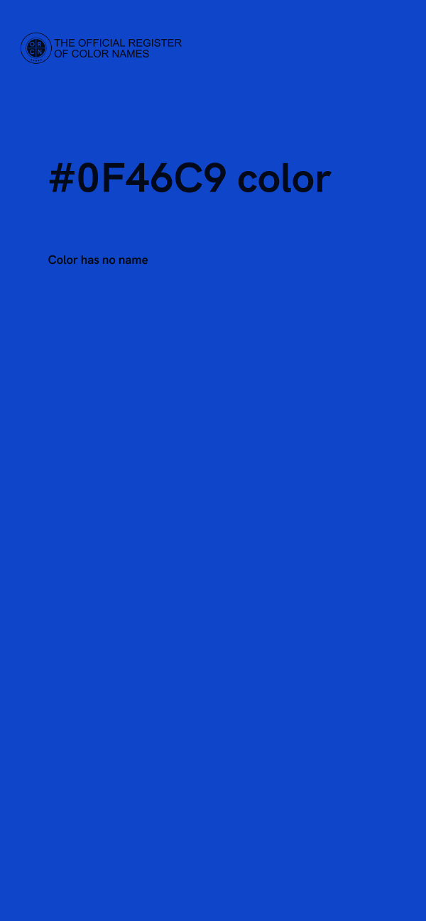 #0F46C9 color image