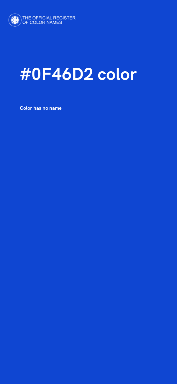 #0F46D2 color image