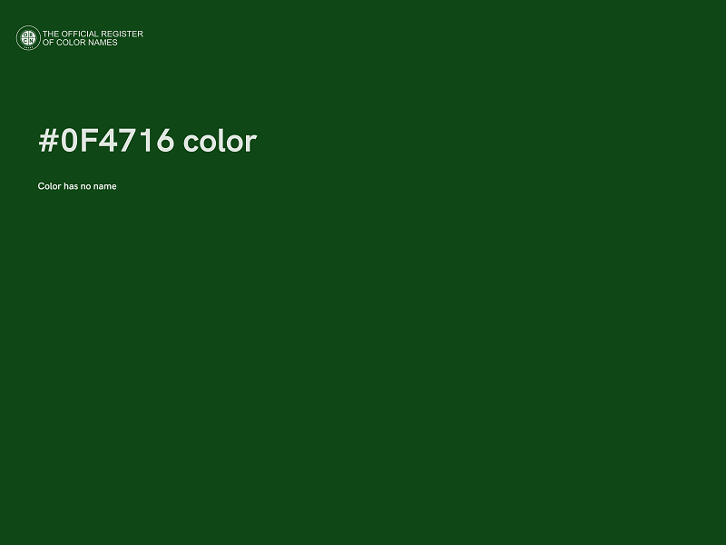 #0F4716 color image