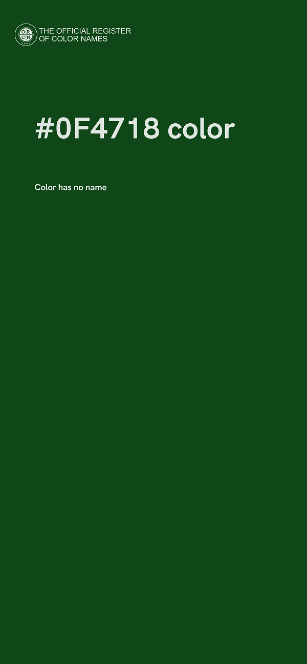 #0F4718 color image