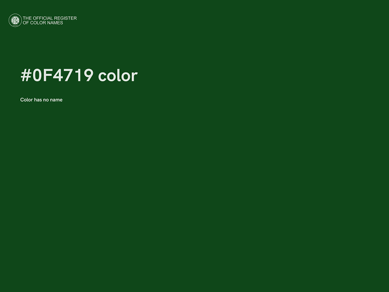 #0F4719 color image
