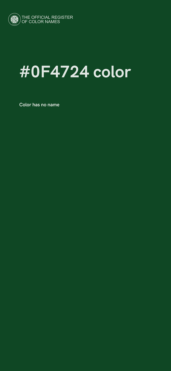 #0F4724 color image