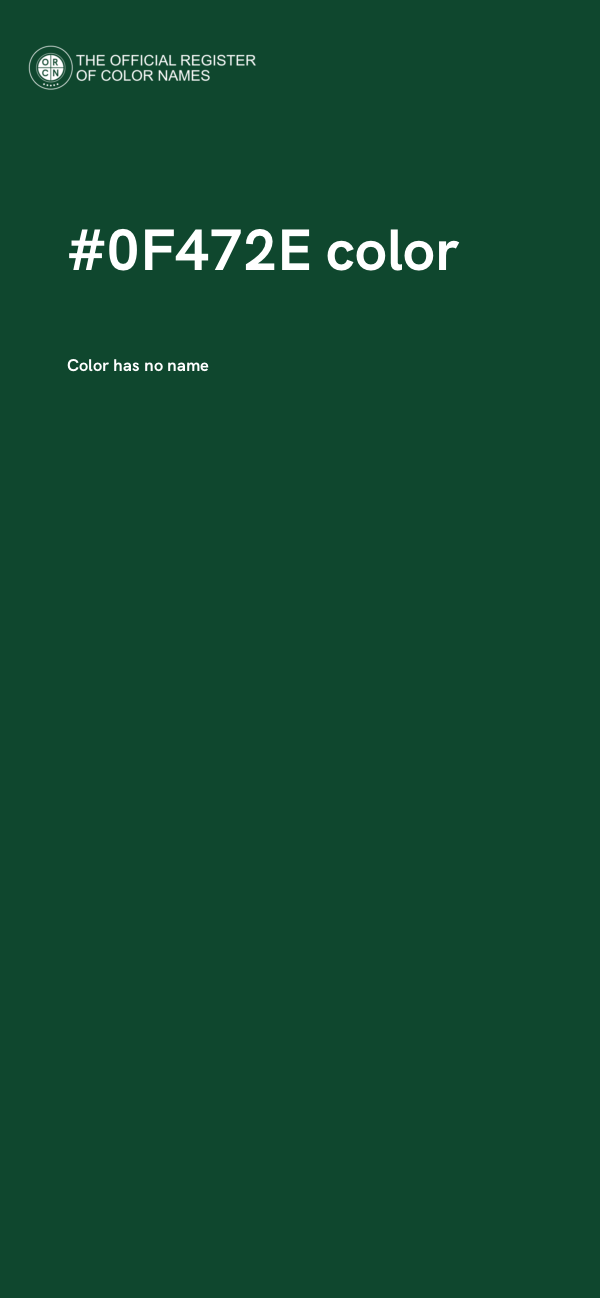 #0F472E color image