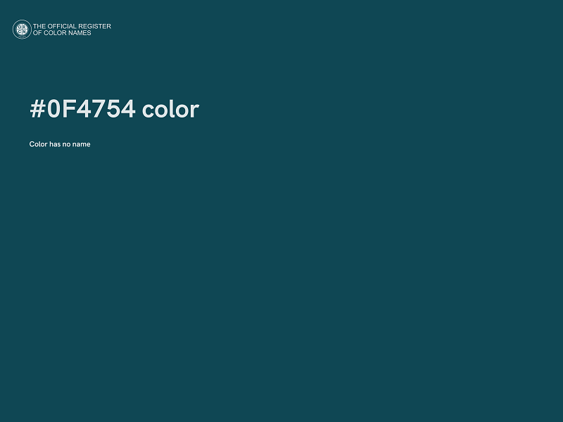 #0F4754 color image