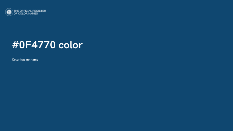 #0F4770 color image