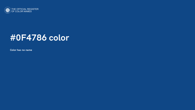 #0F4786 color image