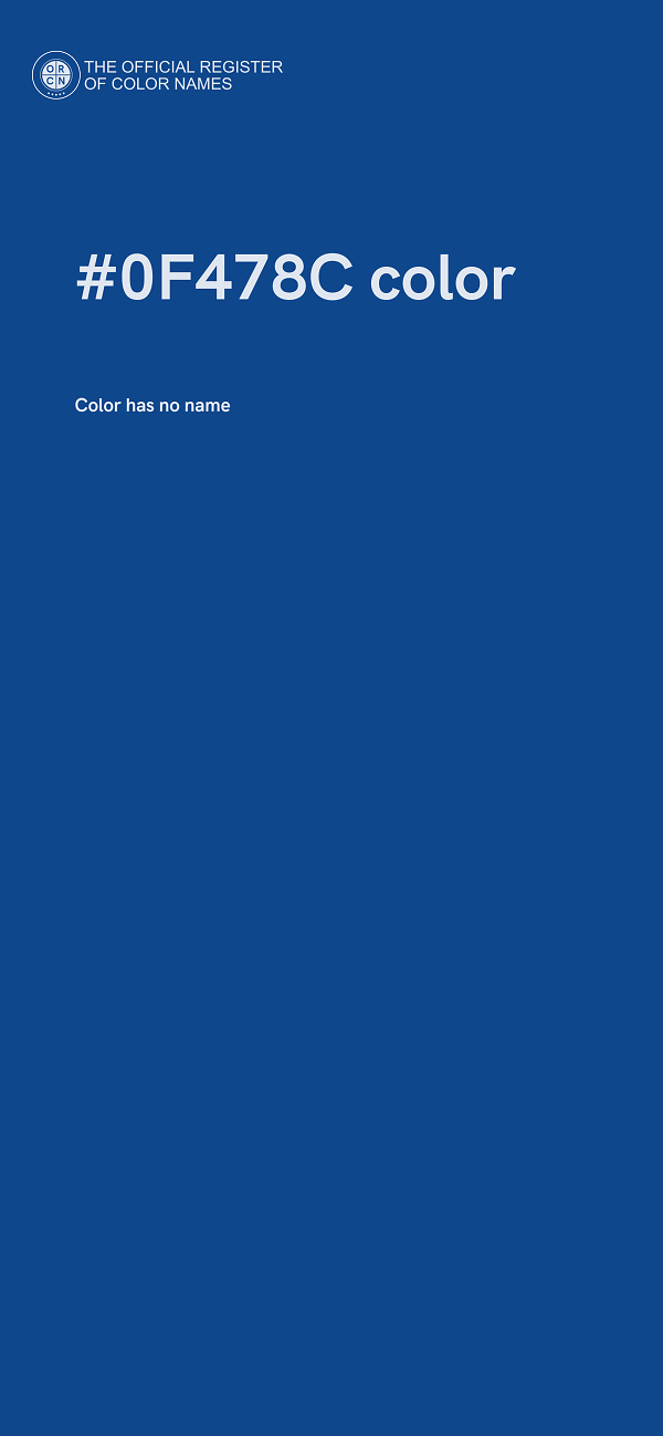 #0F478C color image