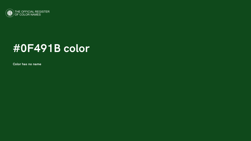 #0F491B color image