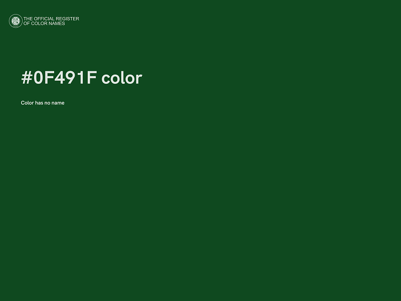 #0F491F color image