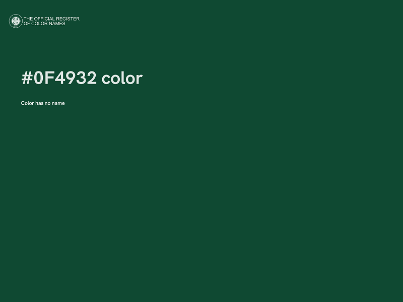 #0F4932 color image