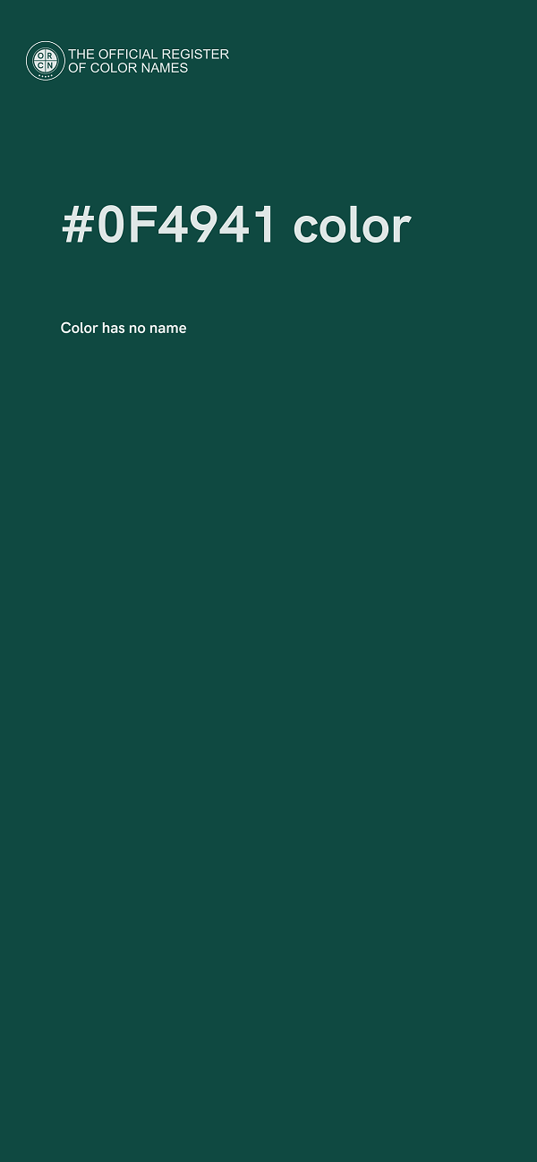 #0F4941 color image