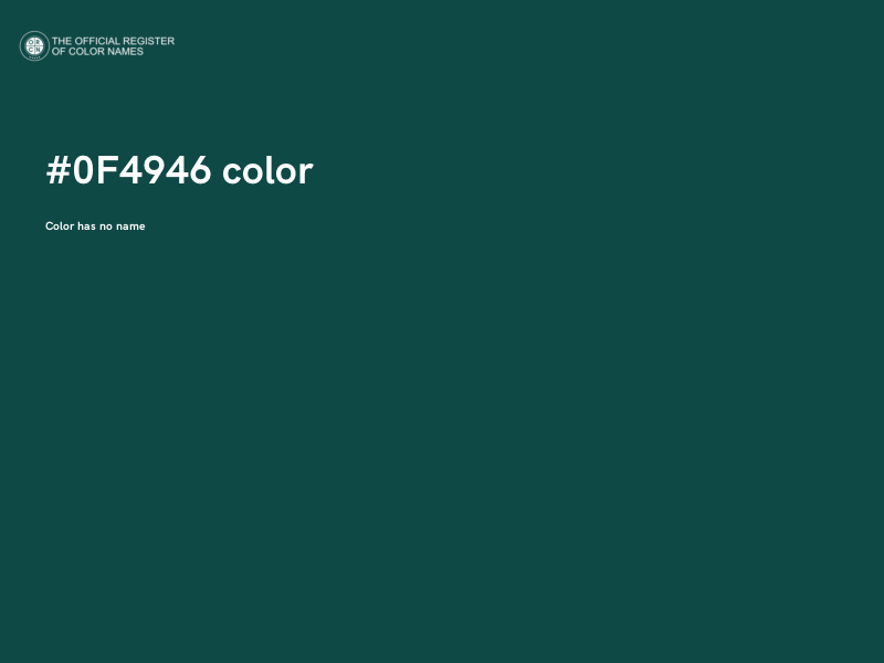 #0F4946 color image