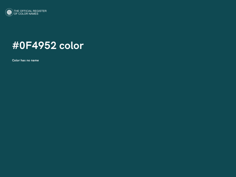 #0F4952 color image
