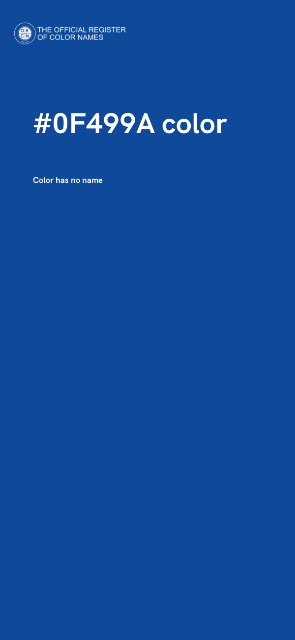 #0F499A color image