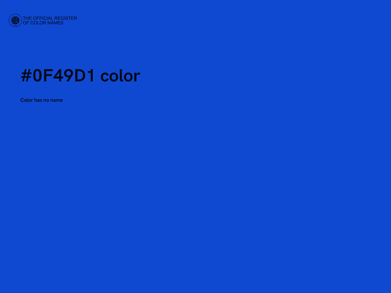 #0F49D1 color image