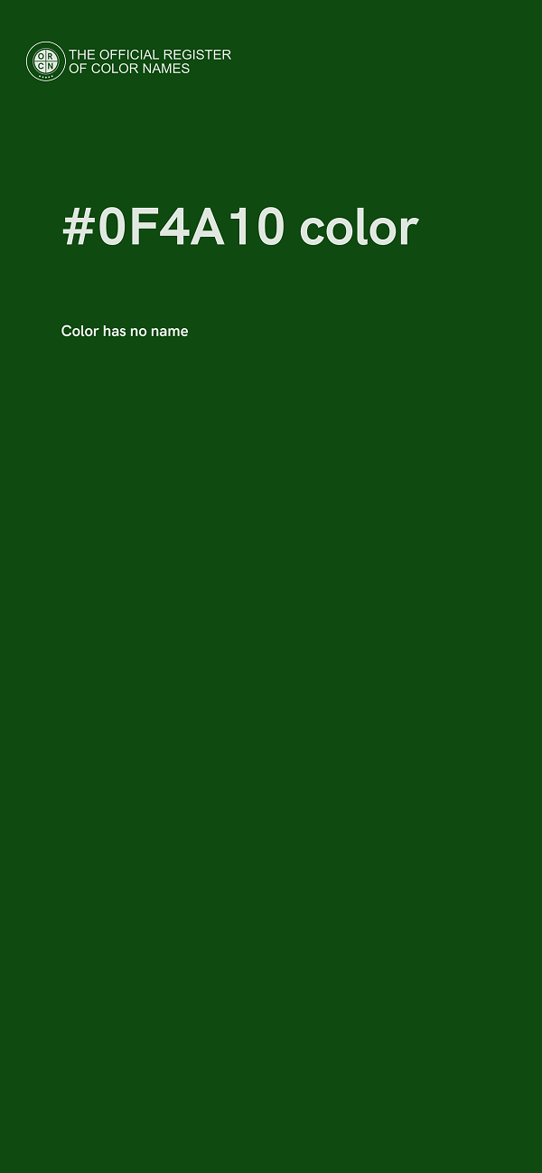 #0F4A10 color image
