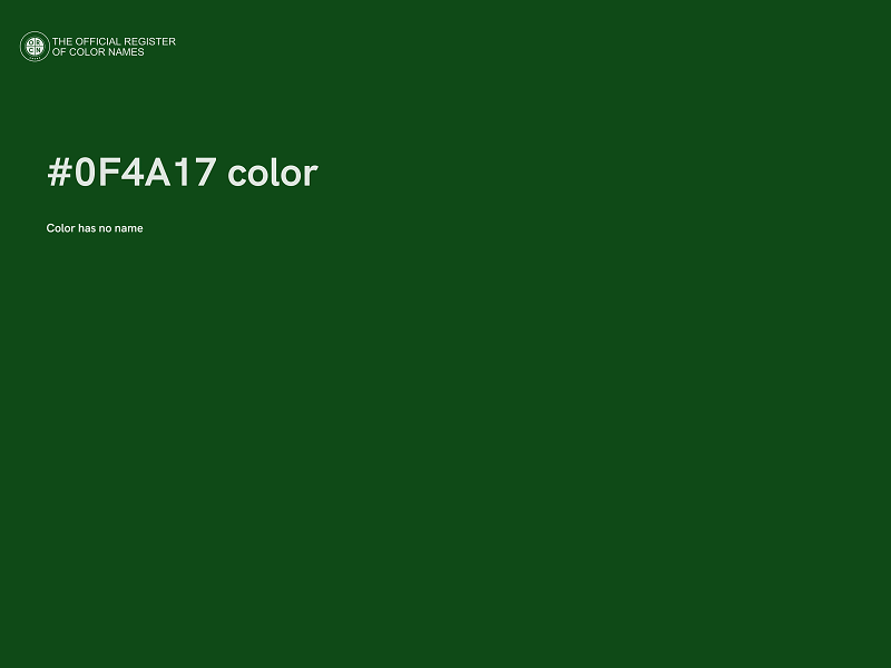 #0F4A17 color image