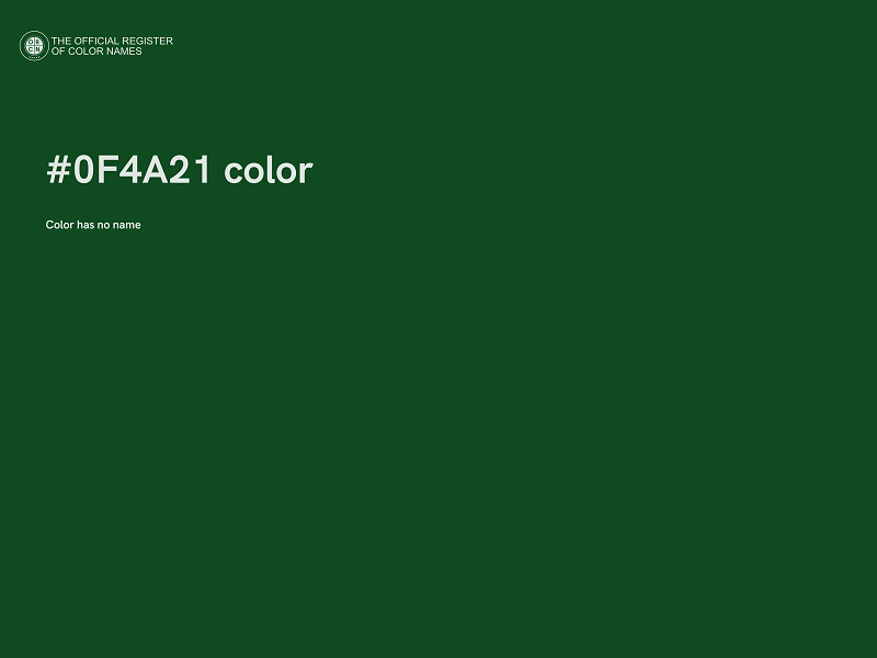 #0F4A21 color image