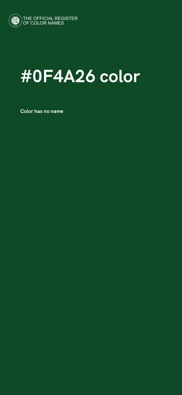 #0F4A26 color image