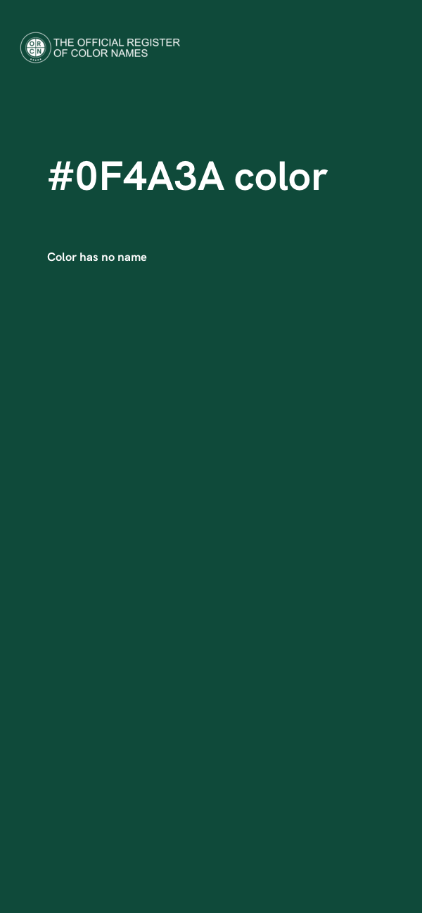 #0F4A3A color image
