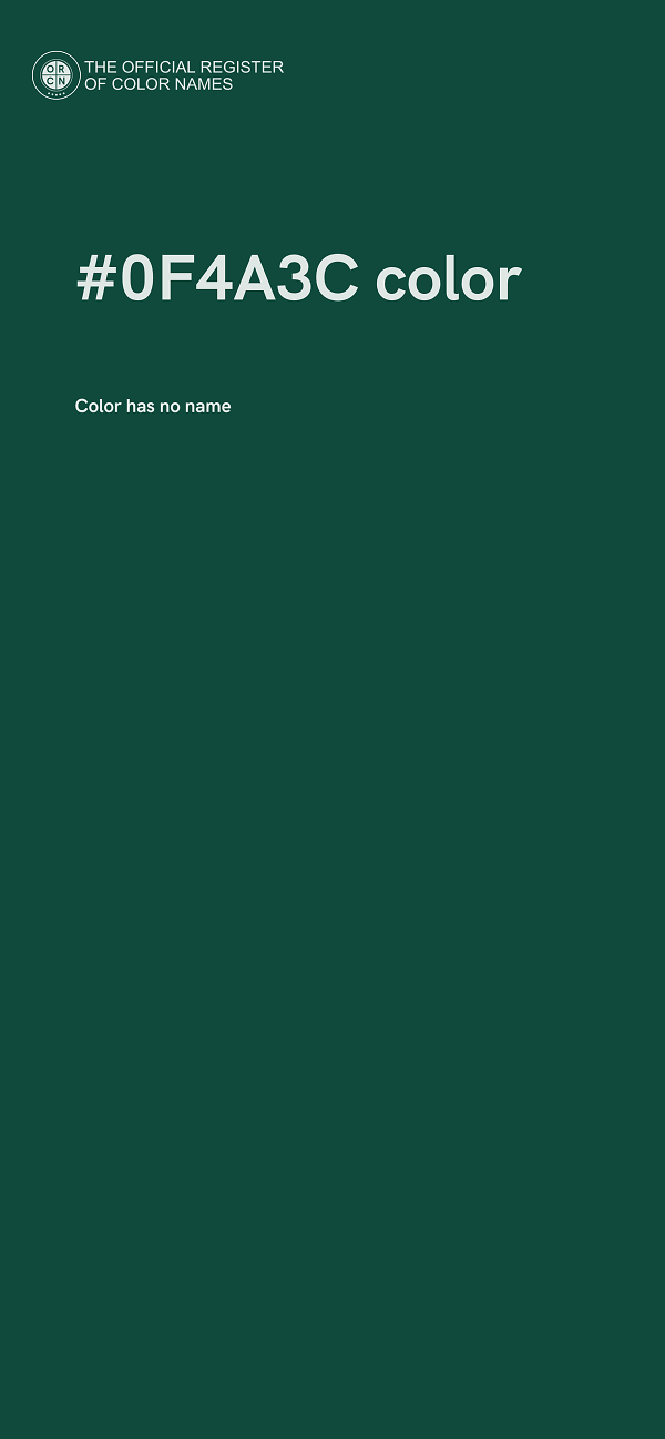 #0F4A3C color image