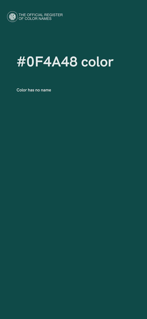 #0F4A48 color image