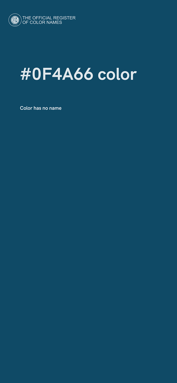 #0F4A66 color image