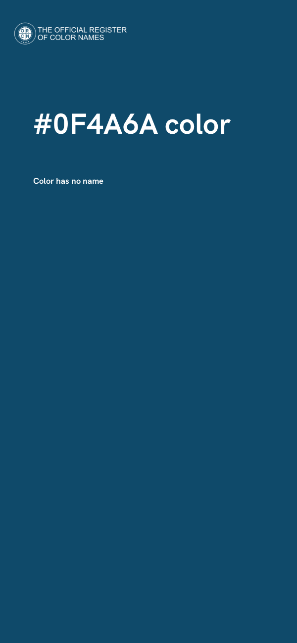 #0F4A6A color image