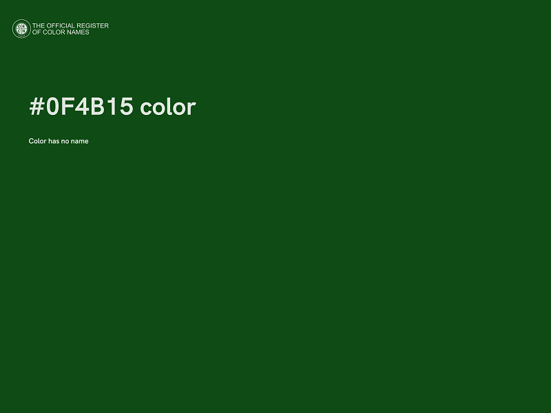 #0F4B15 color image