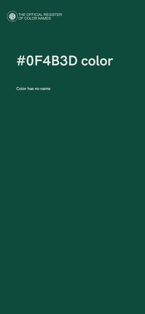 #0F4B3D color image