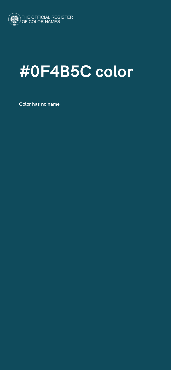 #0F4B5C color image