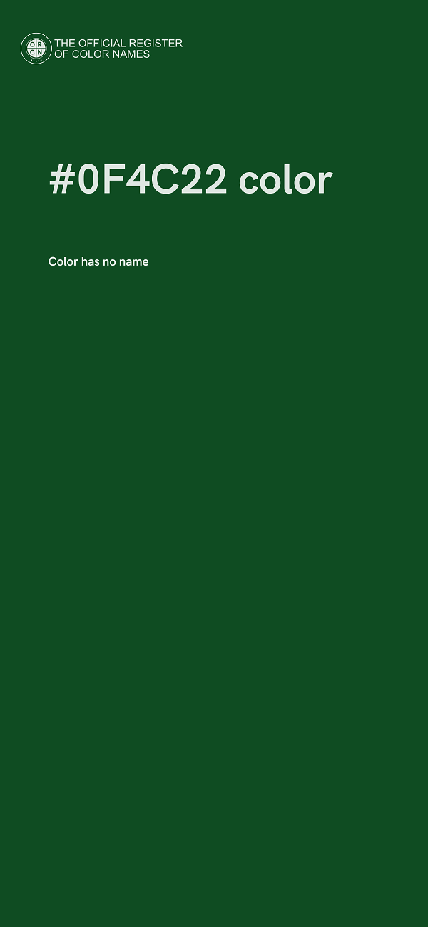 #0F4C22 color image