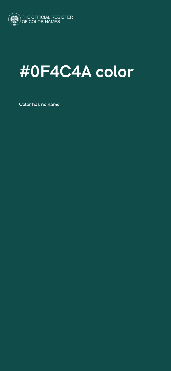 #0F4C4A color image