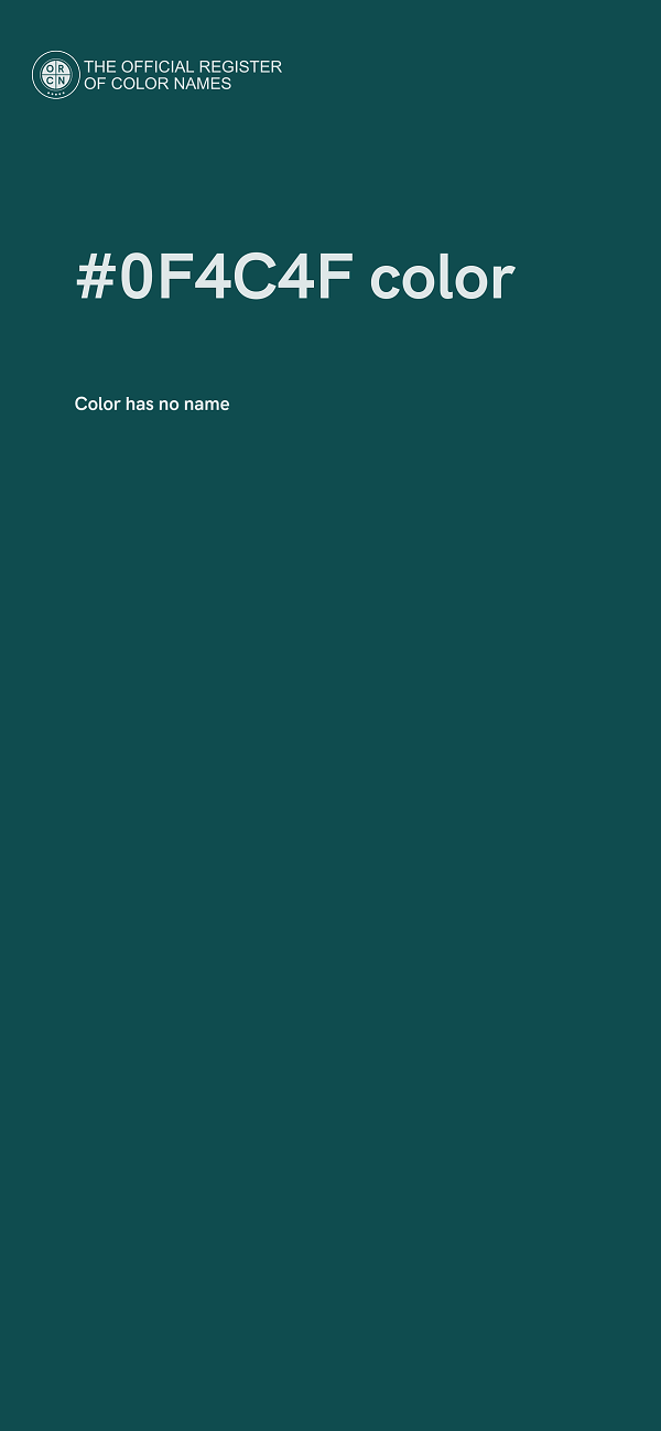 #0F4C4F color image