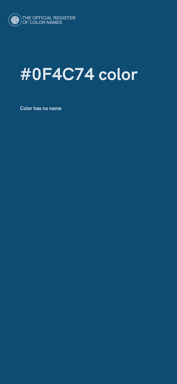 #0F4C74 color image