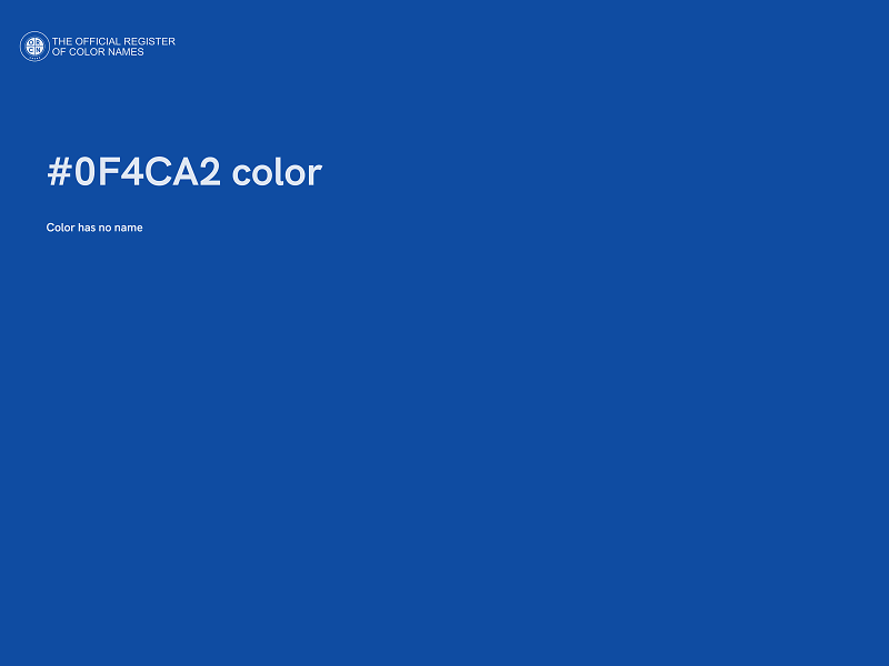 #0F4CA2 color image