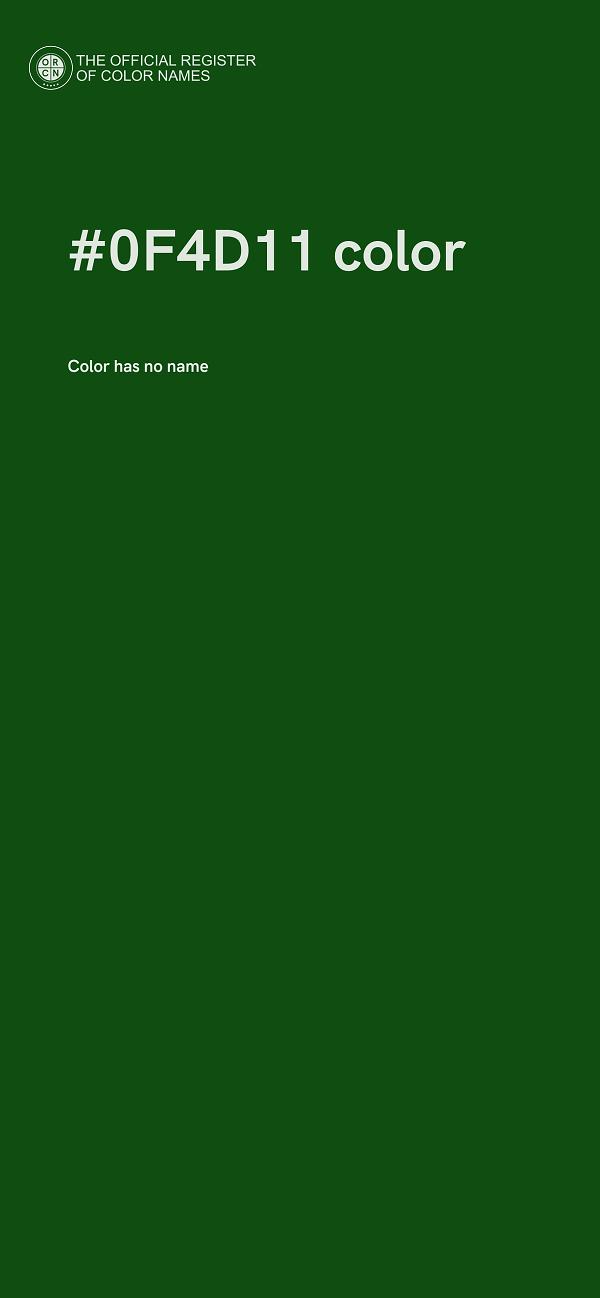 #0F4D11 color image