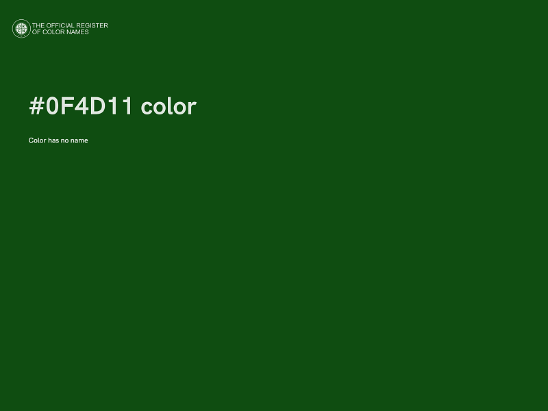 #0F4D11 color image