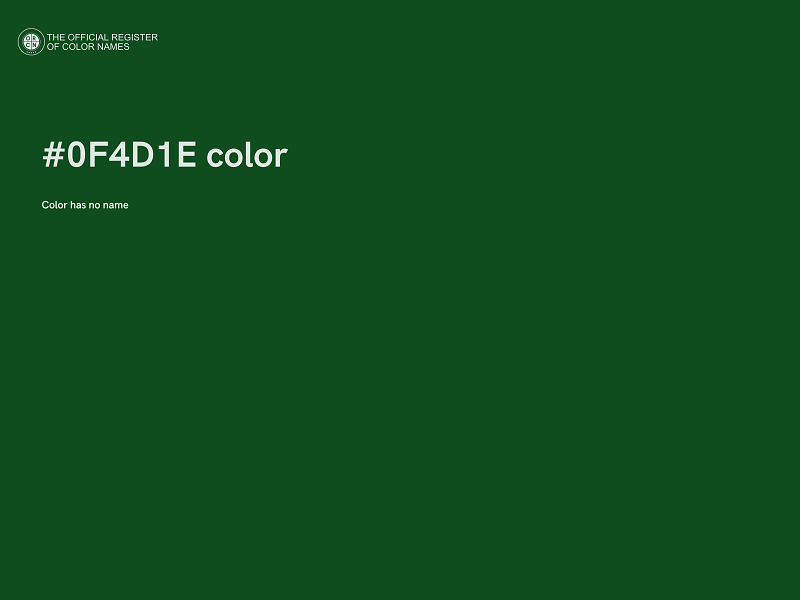 #0F4D1E color image