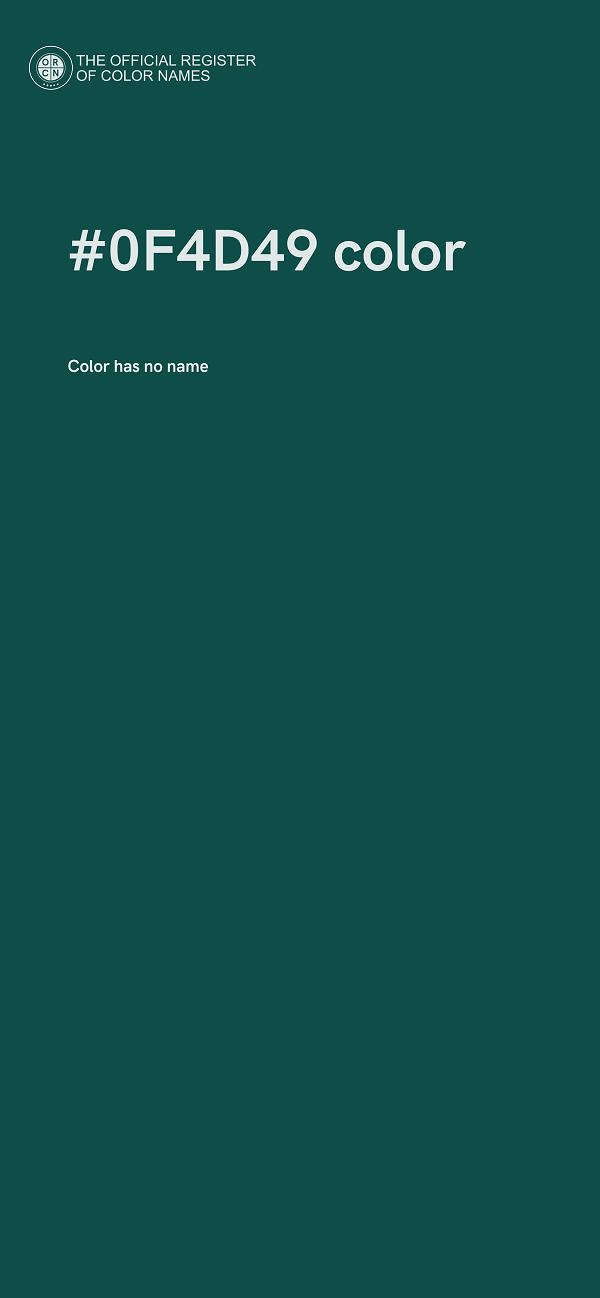 #0F4D49 color image