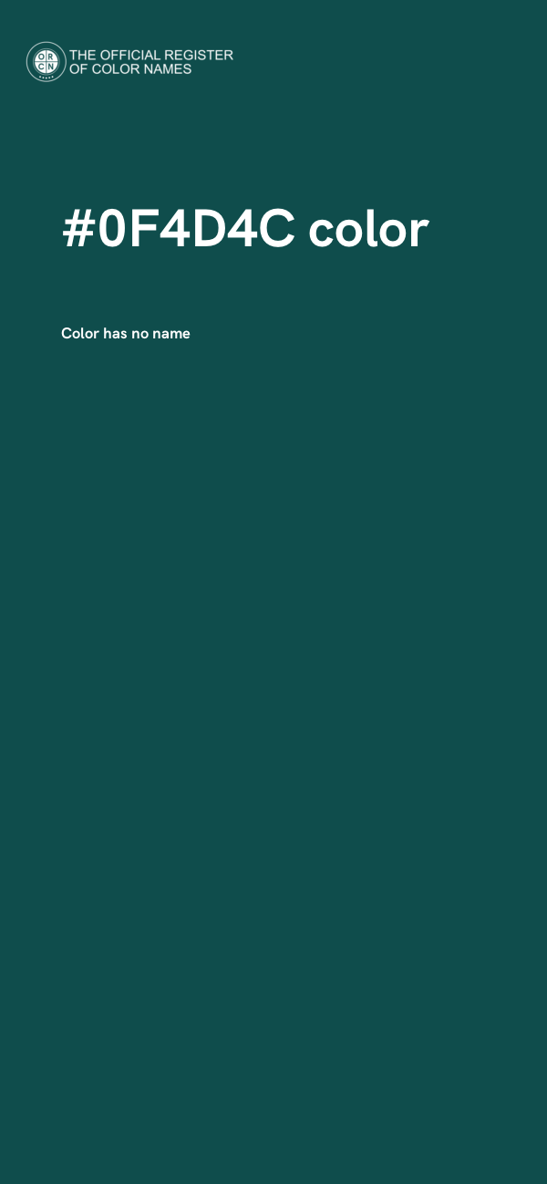 #0F4D4C color image