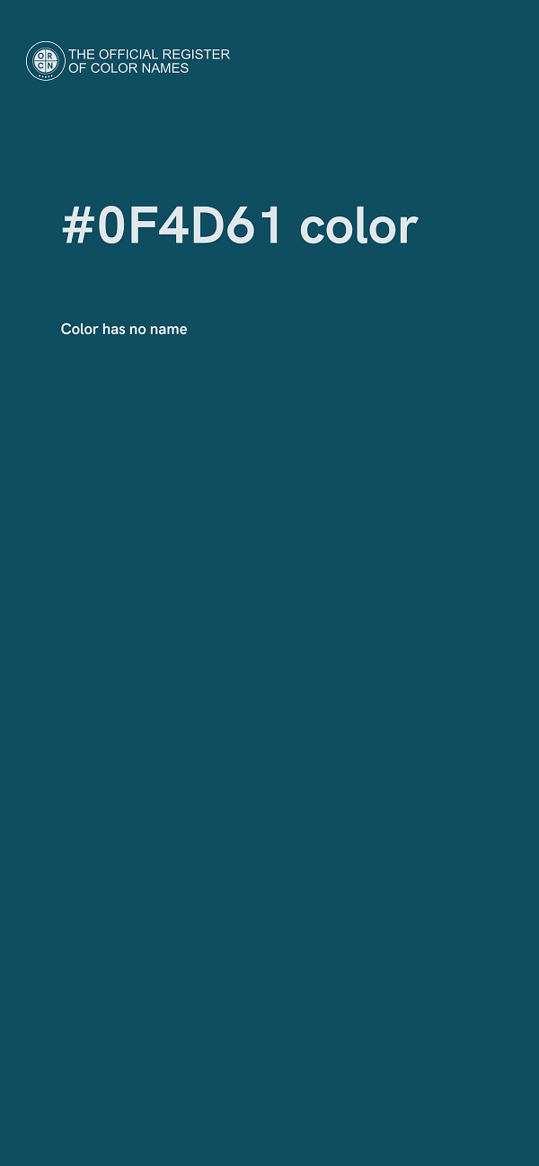 #0F4D61 color image