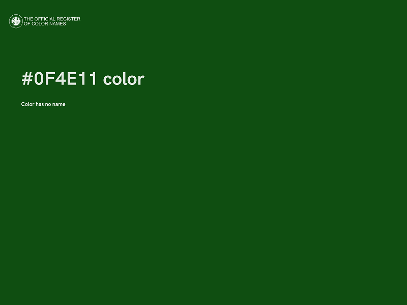 #0F4E11 color image