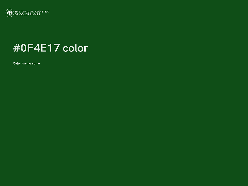 #0F4E17 color image