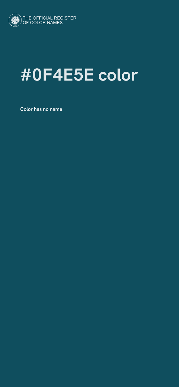 #0F4E5E color image