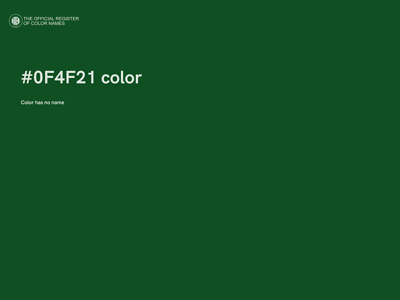 #0F4F21 color image