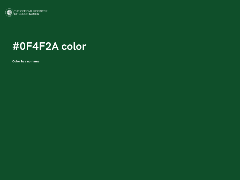 #0F4F2A color image