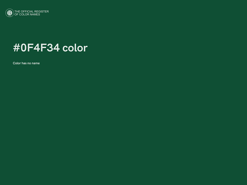 #0F4F34 color image